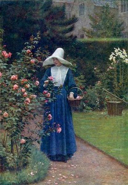 Edmund Blair Leighton The roses' day oil painting picture